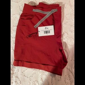 Zyia Active Red Not Just A Trail Short
